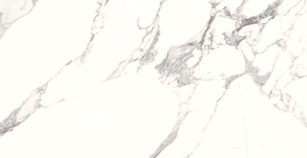 Imagen azulejo porcelánico 60x120 imitación marmol blanco Calacatta pulido 2
